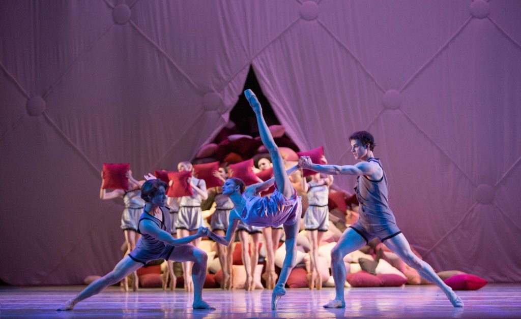 Oksana Maslova, Peter Weil, and Aleksey Babayev in Somnolence | Photo: Alexander Iziliaev