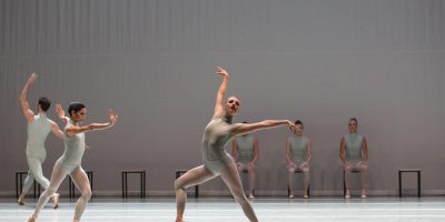 Alexandra Huges with Artists of the Philadelphia Ballet in The Second Detail | Photo: Alexander Iziliaev