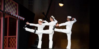 Alexander Peters, Arian Molina Soca, and Ian Hussey in Fancy Free | Photo: Alexander Iziliaev