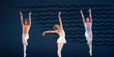 Russell Ducker, Lauren Fadeley, and Alex Ratcliffe-Lee in In G Major | Photo: Alexander Iziliaev
